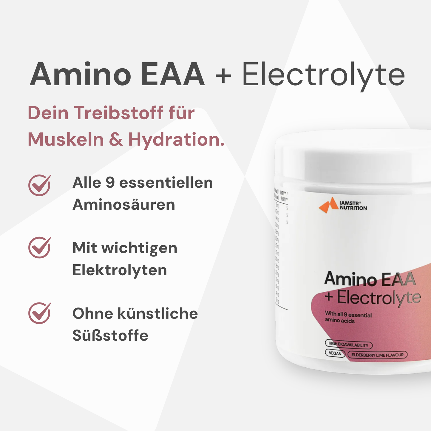 Amino EAA + Elektrolyte Holunder-Limette