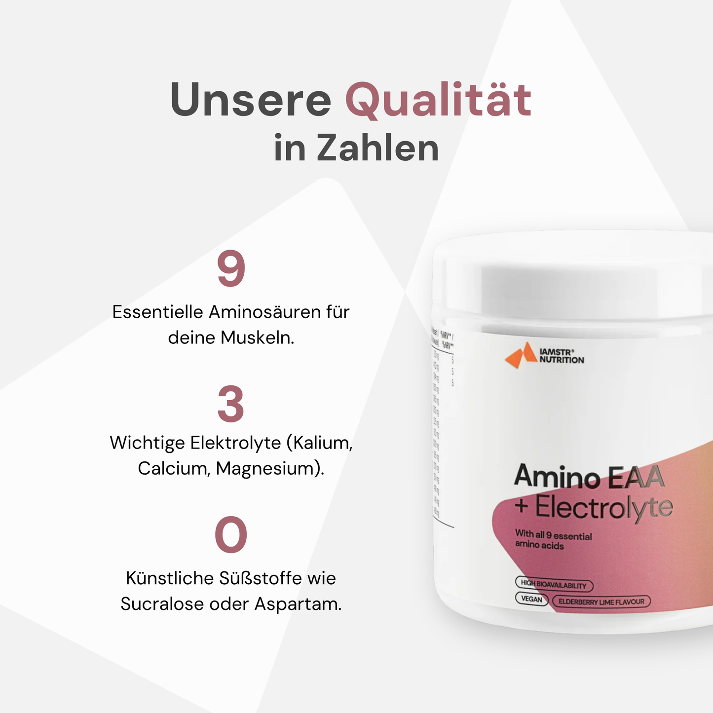 Amino EAA + Elektrolyte Holunder-Limette
