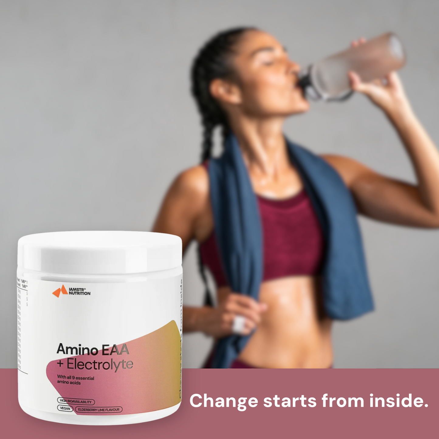 Amino EAA + Electrolyte Holunder-Limette