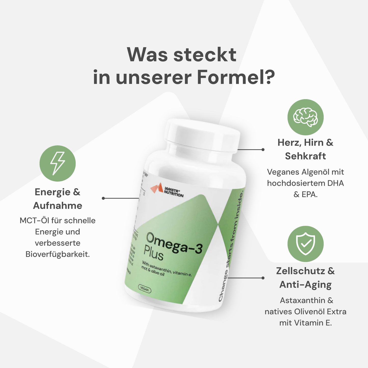 Omega-3 Plus mit Astaxanthin