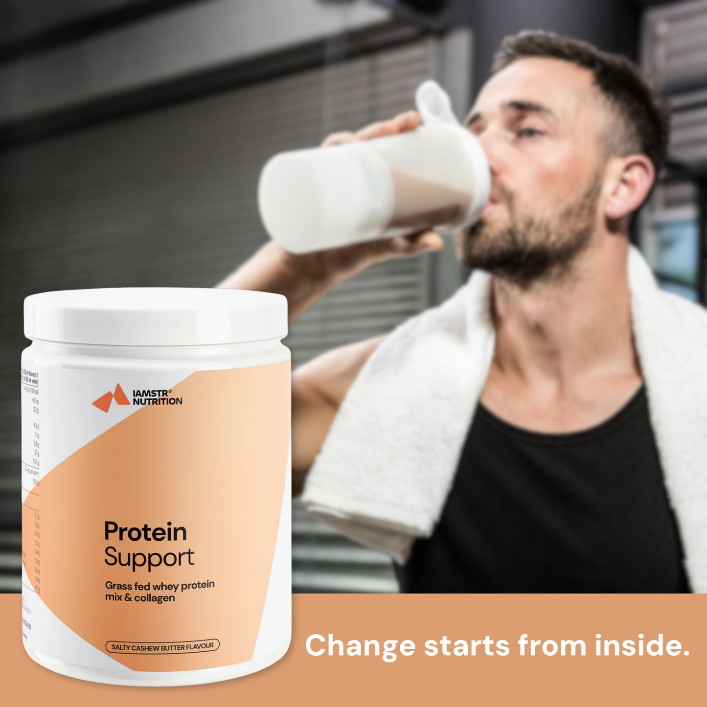 Bio Whey Protein + Bio Kollagen Salty Cashew Butter