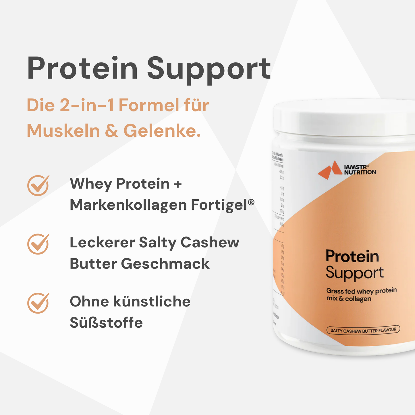 Bio Whey Protein + Bio Kollagen Salty Cashew Butter