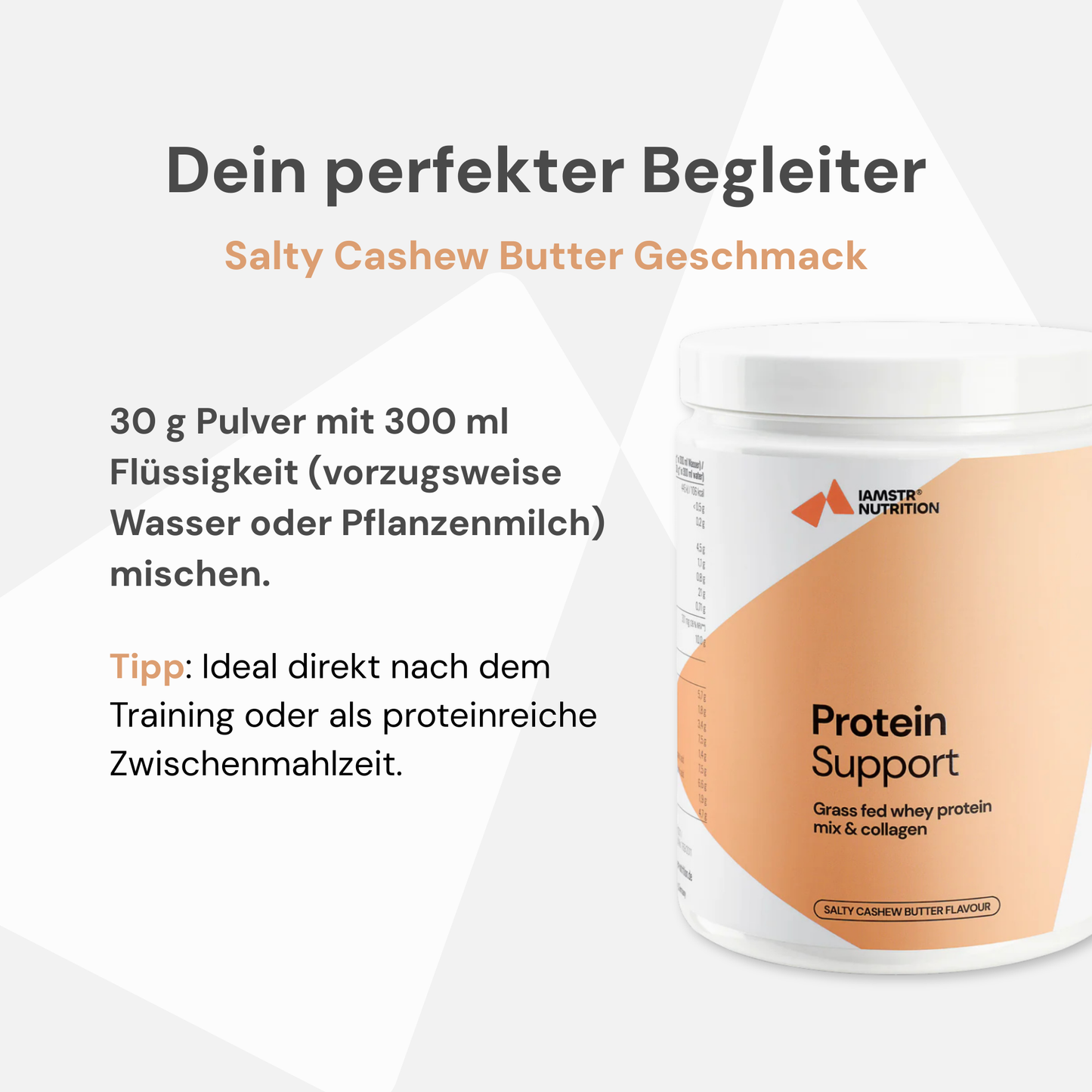 Bio Whey Protein + Bio Kollagen Salty Cashew Butter