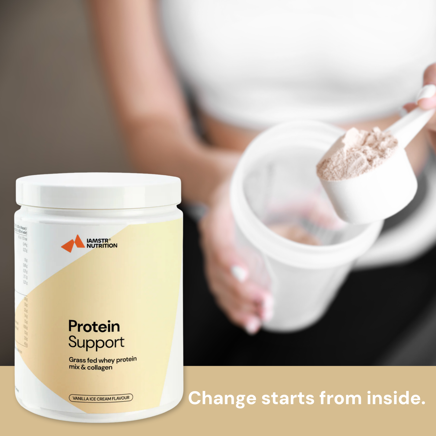 Bio Whey Protein + Bio Kollagen Vanilla Ice Cream