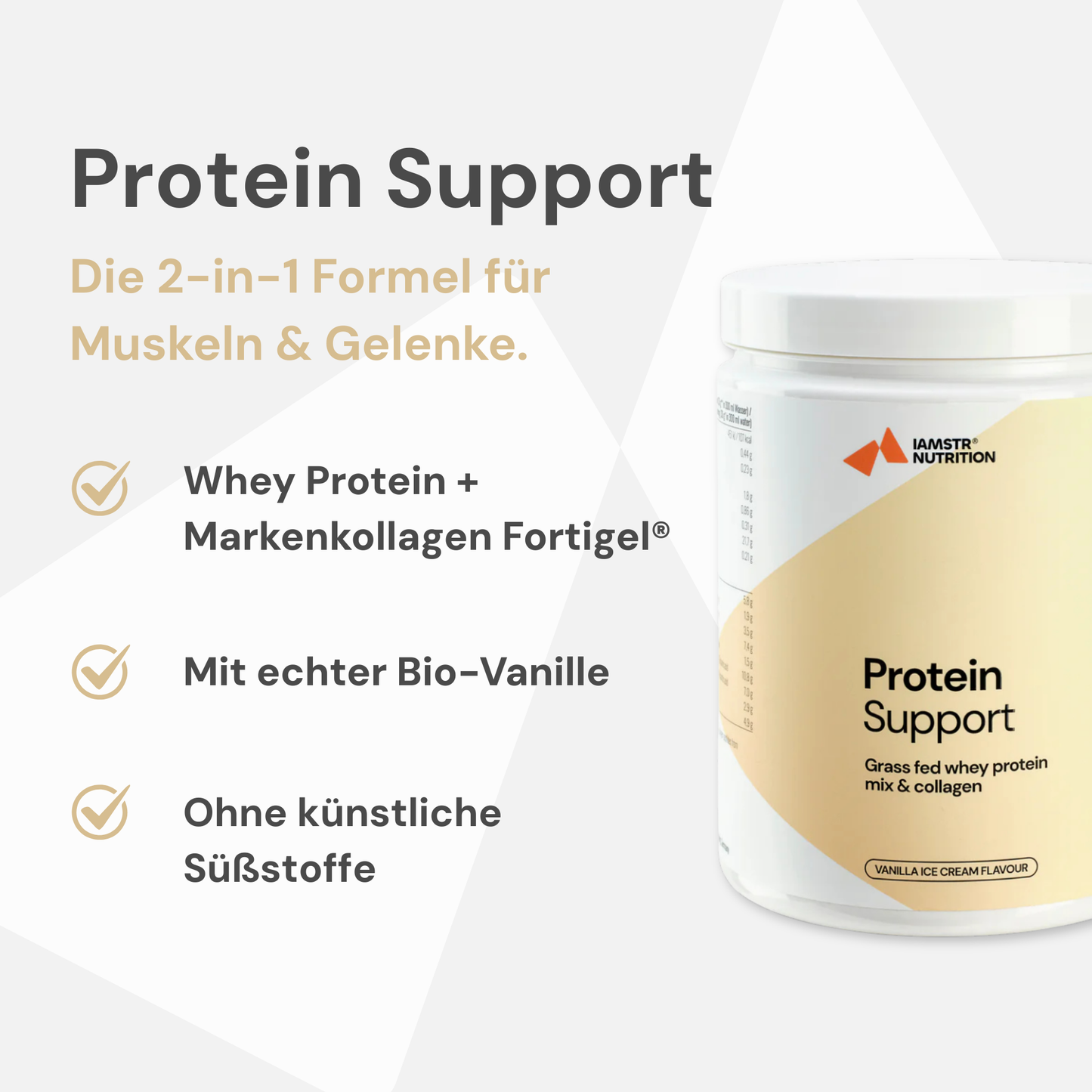 Bio Whey Protein + Bio Kollagen Vanilla Ice Cream