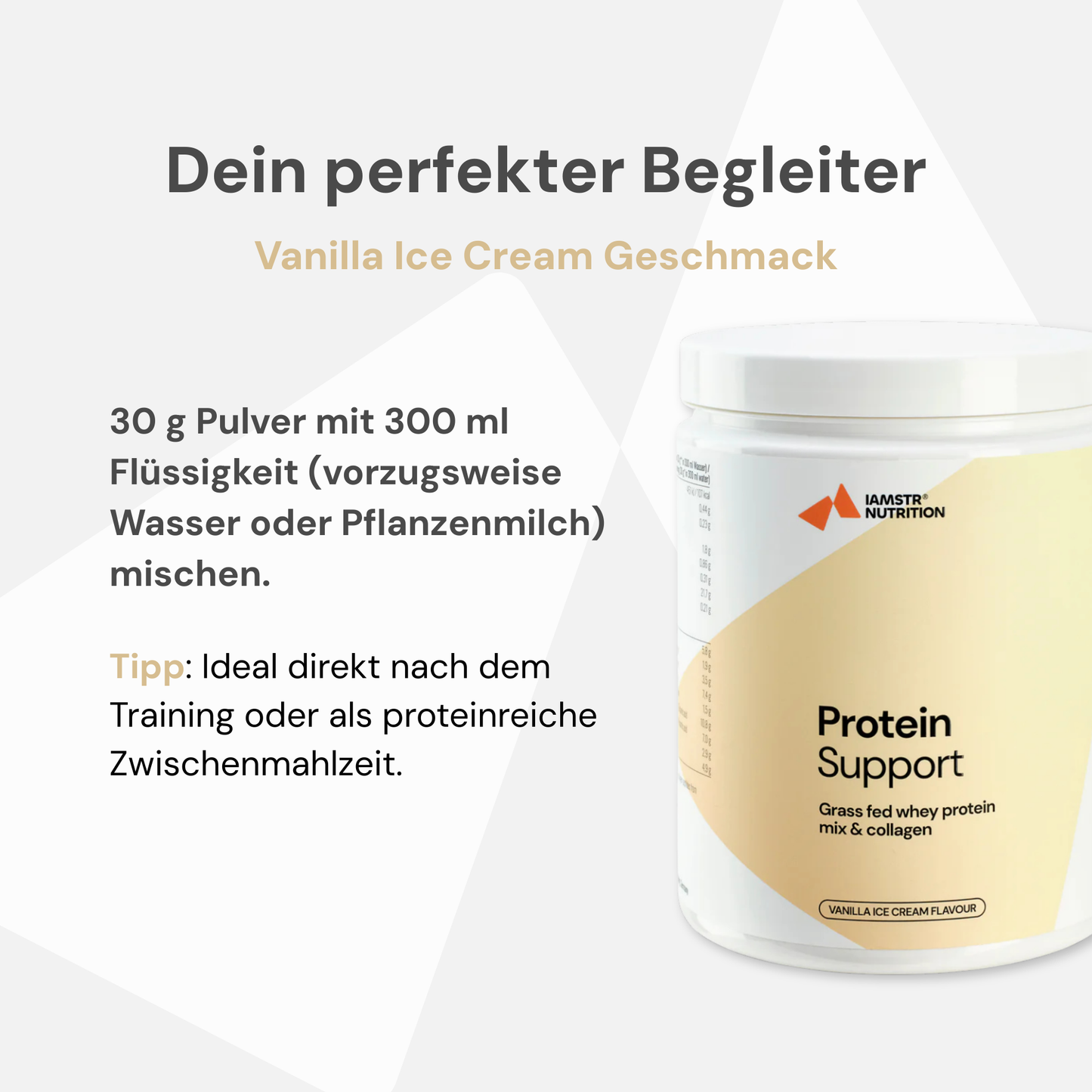 Bio Whey Protein + Bio Kollagen Vanilla Ice Cream