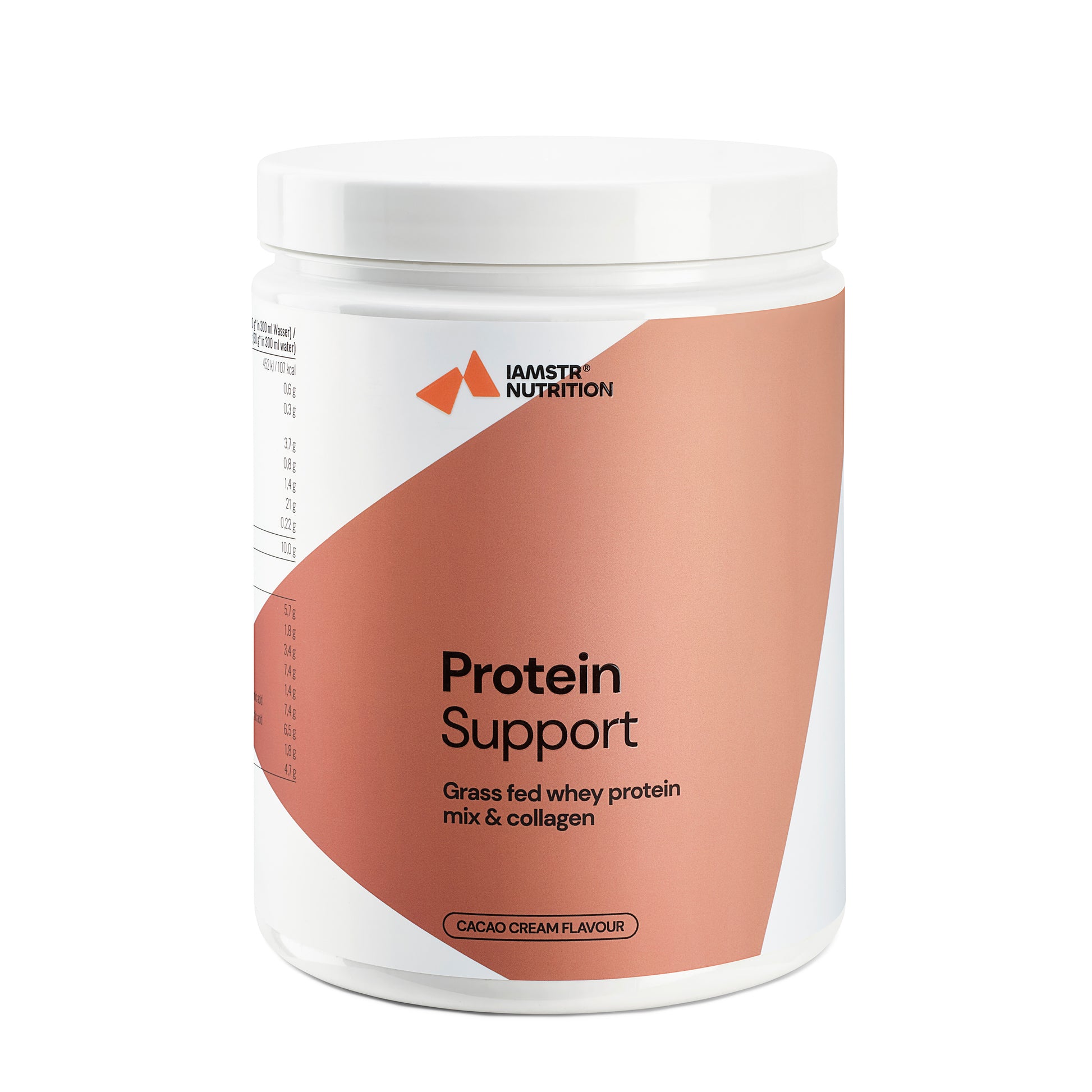 Bio Whey Protein + Bio Kollagen 100% Cacao Cream  | IAMSTR® Nutrition