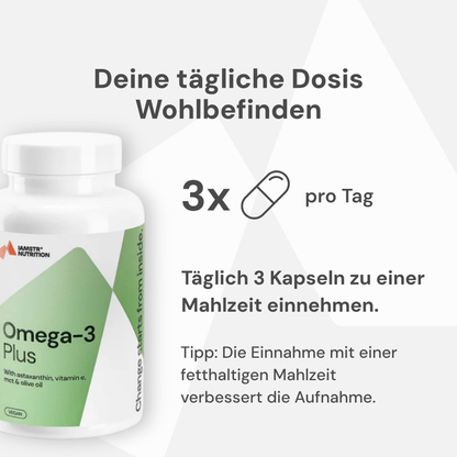 Omega-3 Plus mit Astaxanthin