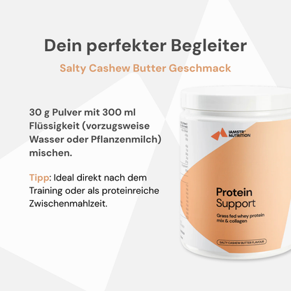 Bio Whey Protein + Bio Kollagen Salty Cashew Butter