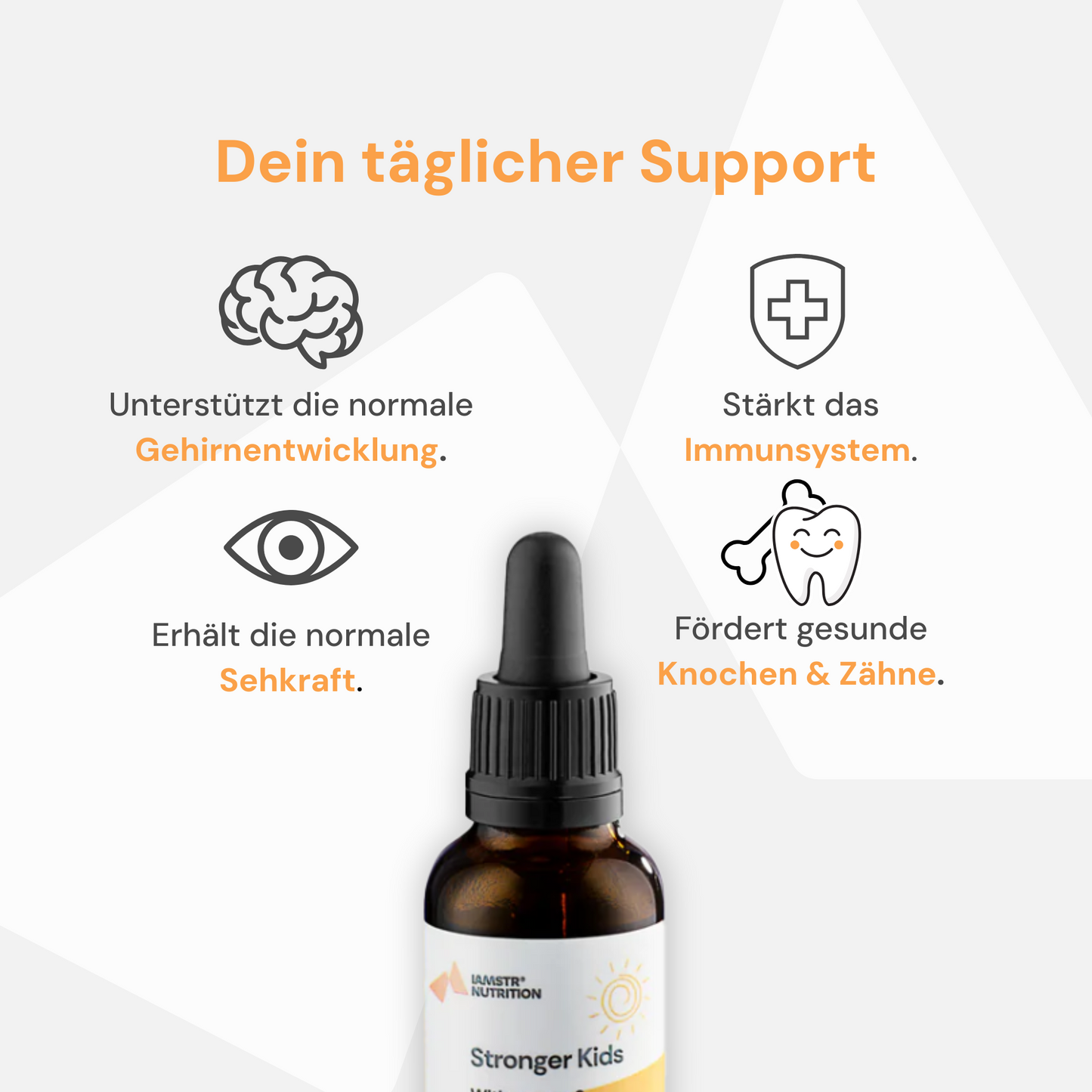 Stronger Kids Vitamin D3, K2, A & Omega 3