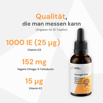 Stronger Kids Vitamin D3, K2, A & Omega 3