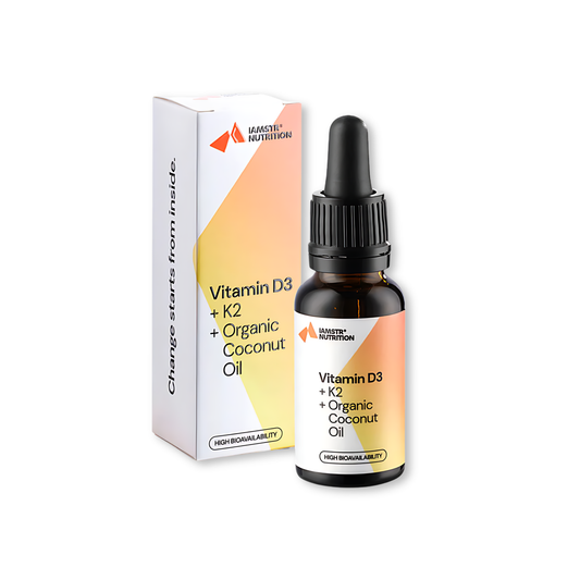 Vitamin D3 & K2 + Bio Kokosnuss Öl